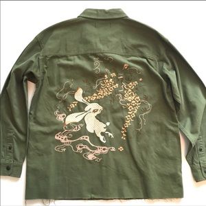 Madewell Embroidered Button Down